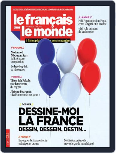 Le Français Dans Le Monde March 1st, 2022 Digital Back Issue Cover