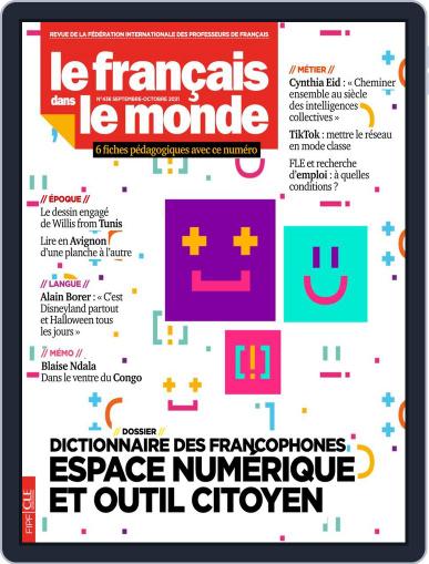 Le Français Dans Le Monde September 1st, 2021 Digital Back Issue Cover