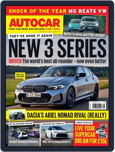 Autocar September 21st, 2022 Digital Back Issue Cover