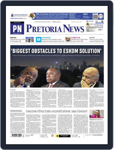 Pretoria News September 21st, 2022 Digital Back Issue Cover