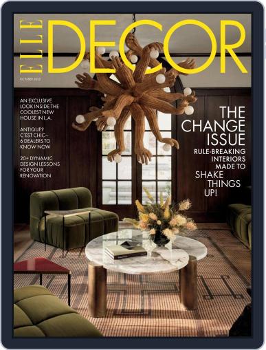 ELLE DECOR October 1st, 2022 Digital Back Issue Cover