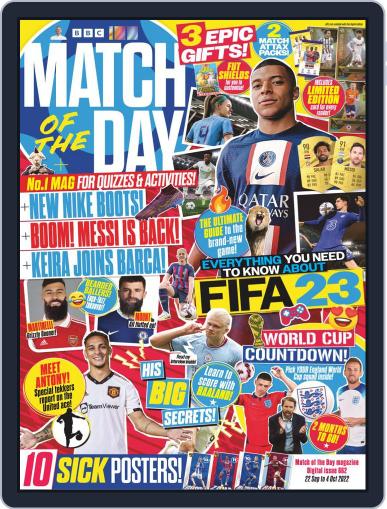 Match Of The Day September 22nd, 2022 Digital Back Issue Cover