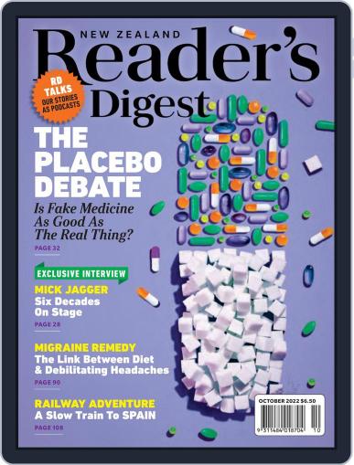 Reader’s Digest New Zealand October 1st, 2022 Digital Back Issue Cover