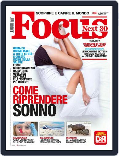 Focus Italia October 1st, 2022 Digital Back Issue Cover
