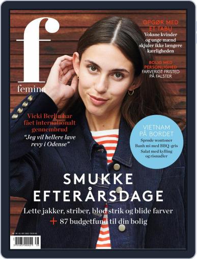 femina Denmark September 22nd, 2022 Digital Back Issue Cover