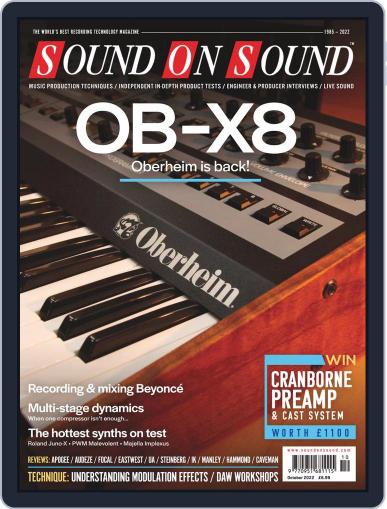 Sound On Sound UK October 1st, 2022 Digital Back Issue Cover