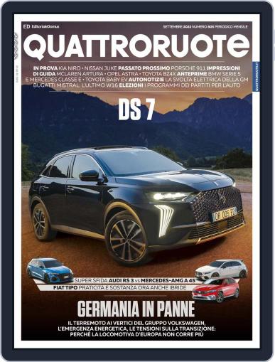 Quattroruote September 1st, 2022 Digital Back Issue Cover