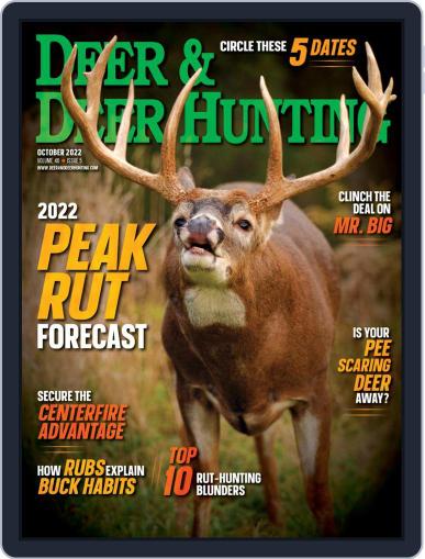 Deer & Deer Hunting October 1st, 2022 Digital Back Issue Cover