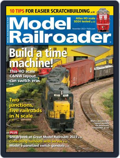 Model Railroader November 1st, 2022 Digital Back Issue Cover