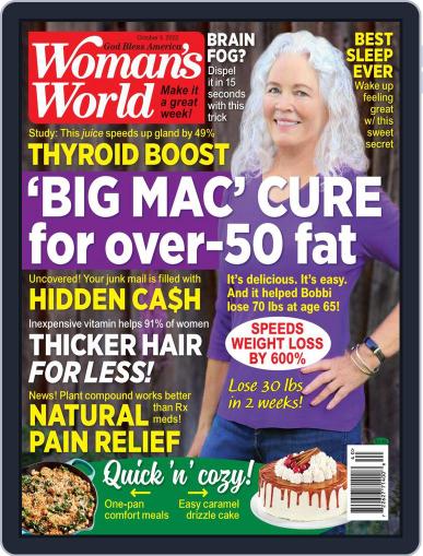 Woman's World October 3rd, 2022 Digital Back Issue Cover
