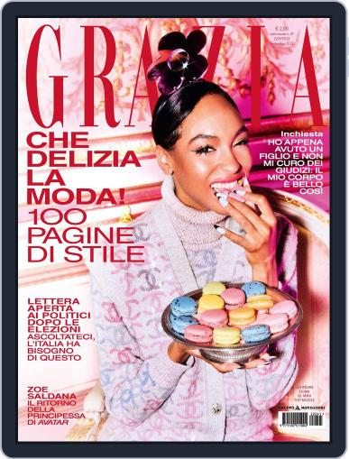 Grazia Italia September 21st, 2022 Digital Back Issue Cover