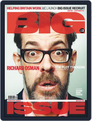 The Big Issue United Kingdom September 26th, 2022 Digital Back Issue Cover