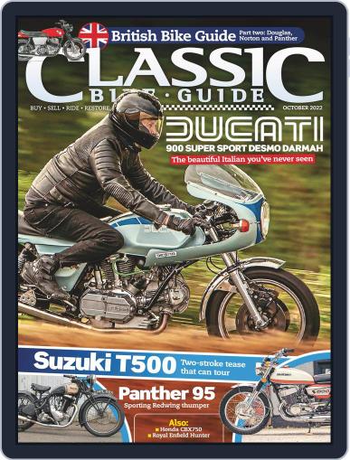 Classic Bike Guide October 1st, 2022 Digital Back Issue Cover