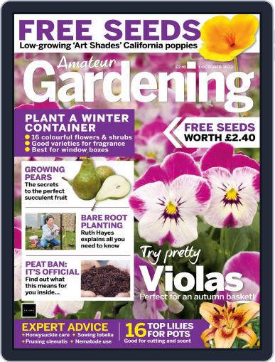 Amateur Gardening October 1st, 2022 Digital Back Issue Cover