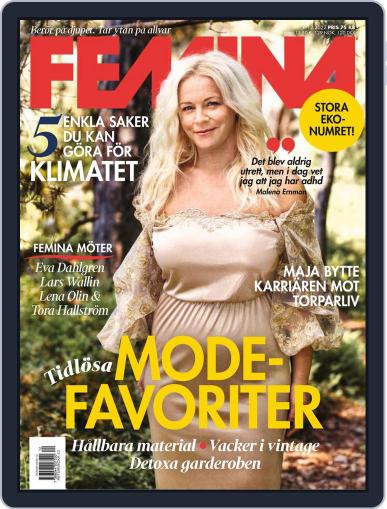 Femina Sweden September 19th, 2022 Digital Back Issue Cover