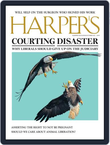 Harper's October 1st, 2022 Digital Back Issue Cover