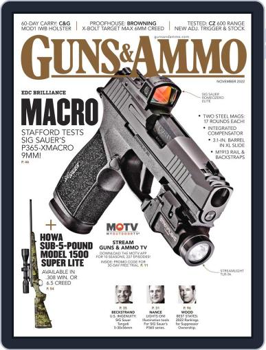 Guns & Ammo November 1st, 2022 Digital Back Issue Cover
