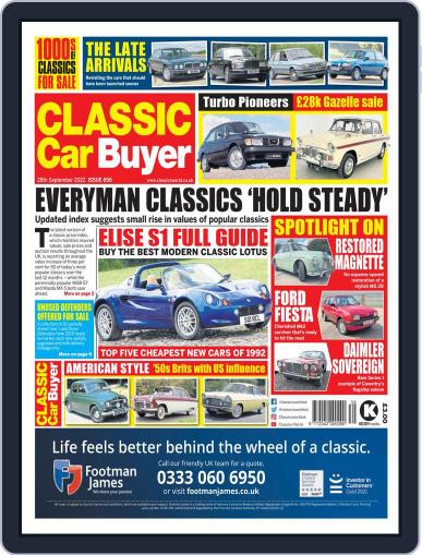 Classic Car Buyer September 28th, 2022 Digital Back Issue Cover