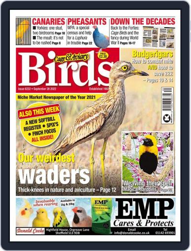 Cage & Aviary Birds September 28th, 2022 Digital Back Issue Cover