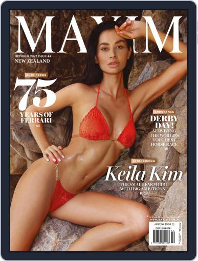 MAXIM New Zealand October 1st, 2022 Digital Back Issue Cover