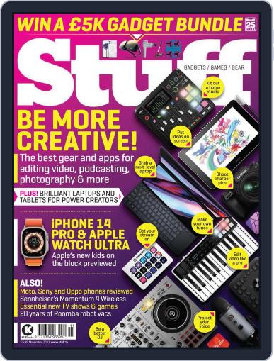 Stuff UK November 1st, 2022 Digital Back Issue Cover