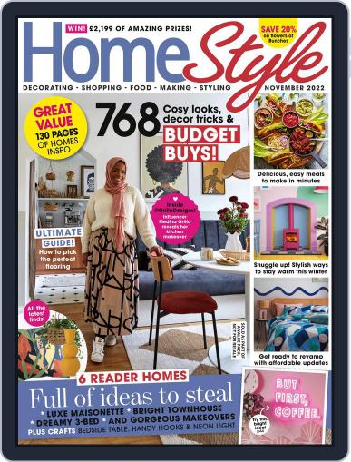 HomeStyle United Kingdom November 1st, 2022 Digital Back Issue Cover