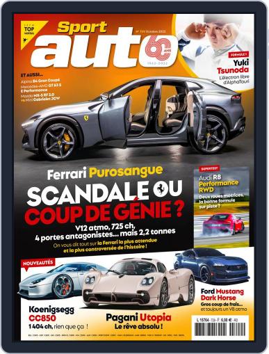 Sport Auto France October 1st, 2022 Digital Back Issue Cover