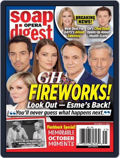Soap Opera Digest October 10th, 2022 Digital Back Issue Cover