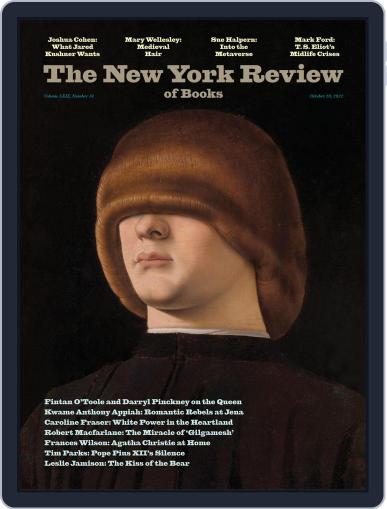 The New York Review of Books October 20th, 2022 Digital Back Issue Cover