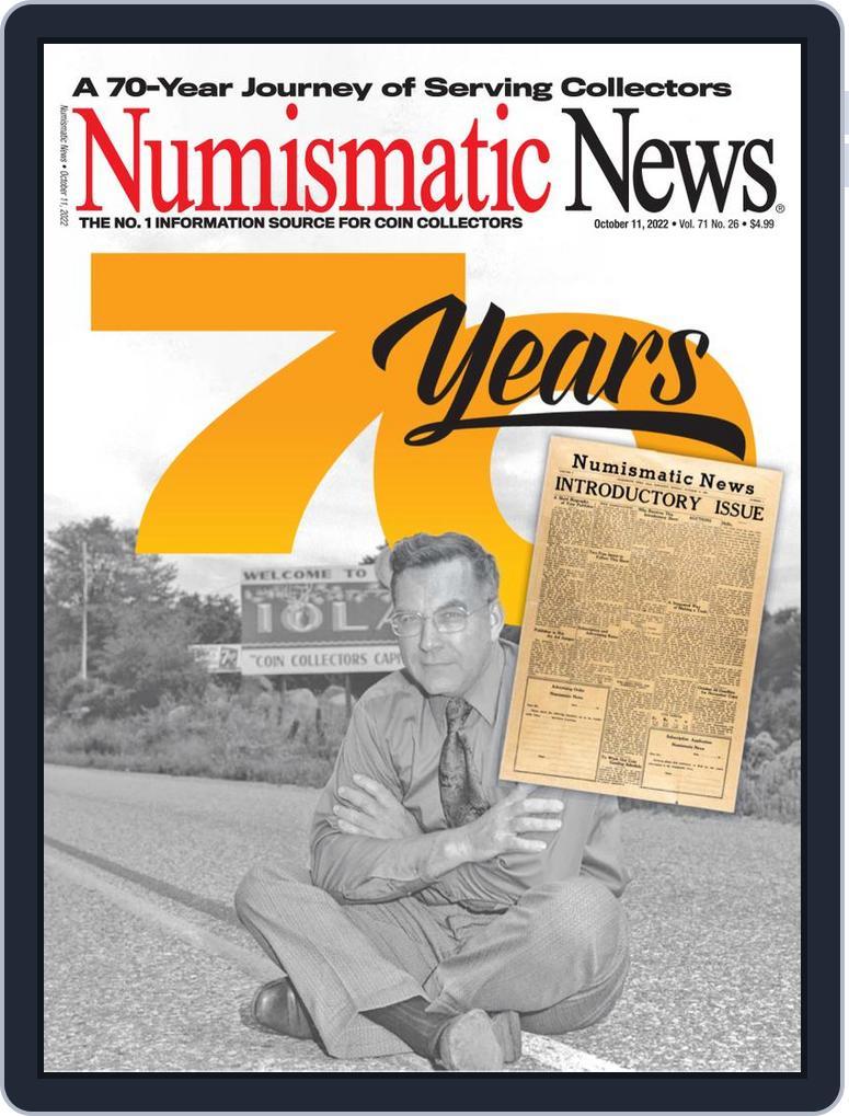 Numismatic News (Digital) Subscription                    October 11th, 2022 Issue