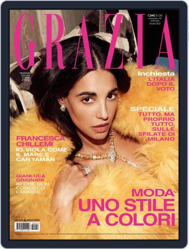 Grazia Italia September 28th, 2022 Digital Back Issue Cover