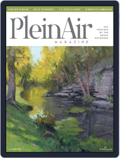 Pleinair October 1st, 2022 Digital Back Issue Cover