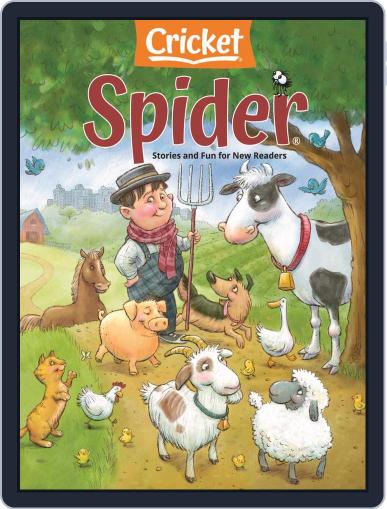 Spider Magazine Stories, Games, Activites And Puzzles For Children And Kids October 1st, 2022 Digital Back Issue Cover