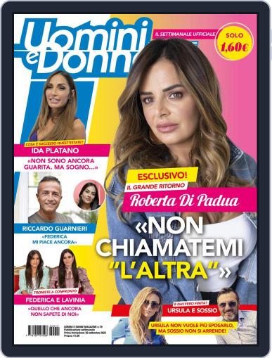 Uomini e Donne September 30th, 2022 Digital Back Issue Cover