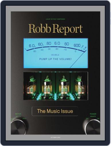 Robb Report October 1st, 2022 Digital Back Issue Cover