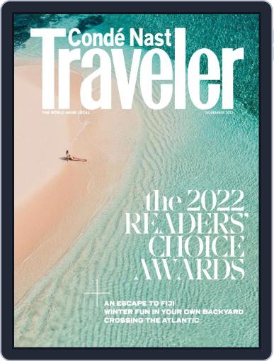 Conde Nast Traveler November 1st, 2022 Digital Back Issue Cover
