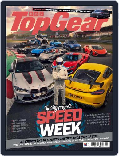 BBC Top Gear November 1st, 2022 Digital Back Issue Cover