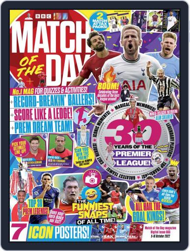 Match Of The Day October 5th, 2022 Digital Back Issue Cover