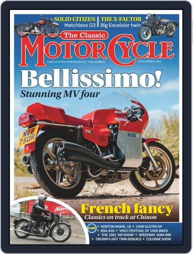 The Classic MotorCycle November 1st, 2022 Digital Back Issue Cover