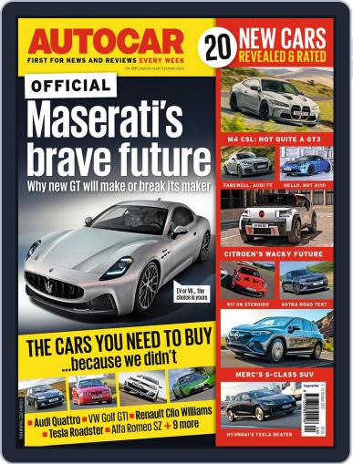 Autocar October 5th, 2022 Digital Back Issue Cover