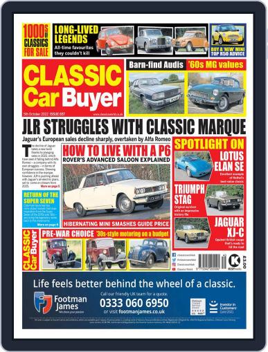 Classic Car Buyer October 5th, 2022 Digital Back Issue Cover