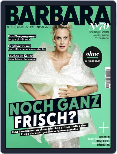 Barbara November 1st, 2022 Digital Back Issue Cover