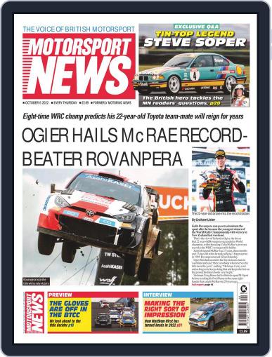 Motorsport News October 6th, 2022 Digital Back Issue Cover