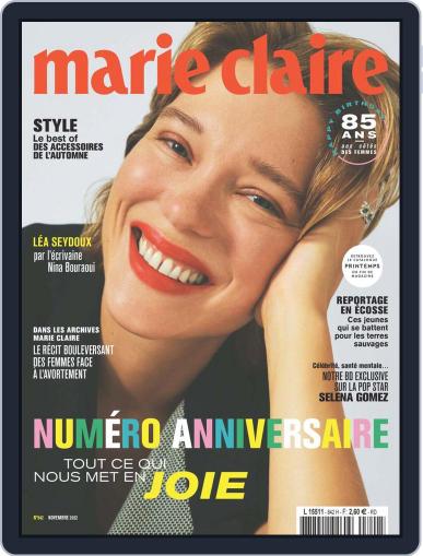 Marie Claire - France November 1st, 2022 Digital Back Issue Cover