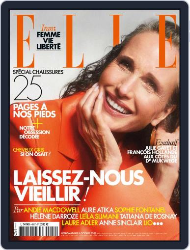 Elle France October 6th, 2022 Digital Back Issue Cover