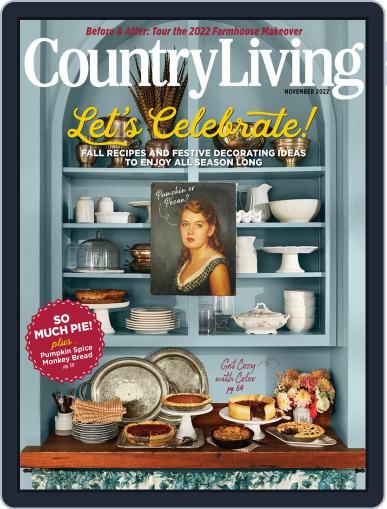 Country Living November 1st, 2022 Digital Back Issue Cover