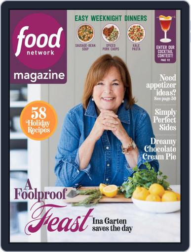 Food Network November 1st, 2022 Digital Back Issue Cover