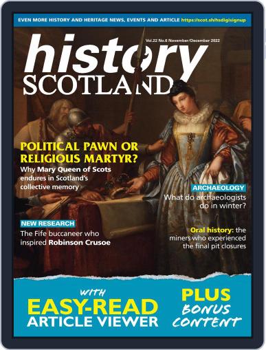 History Scotland October 8th, 2022 Digital Back Issue Cover