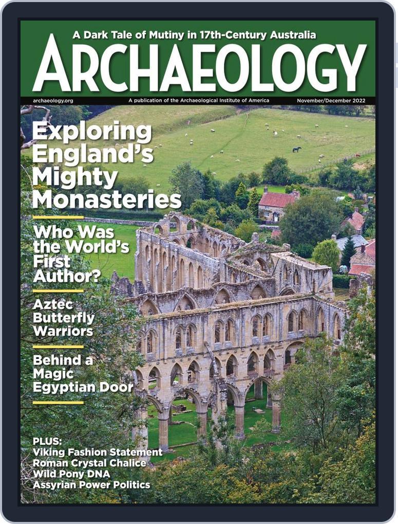 ARCHAEOLOGY (Digital) Subscription                    November 1st, 2022 Issue