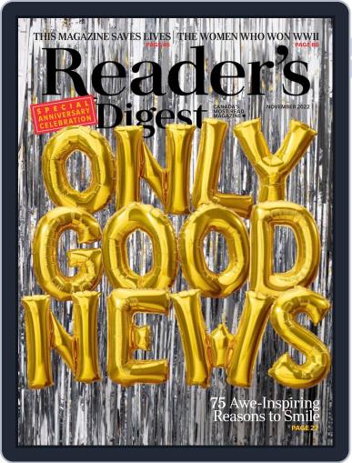 Reader's Digest Canada November 1st, 2022 Digital Back Issue Cover